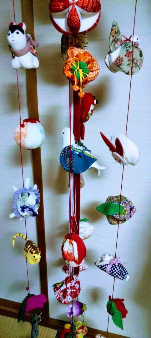 ⑨新品　世界でたったひとつの吊るし飾り