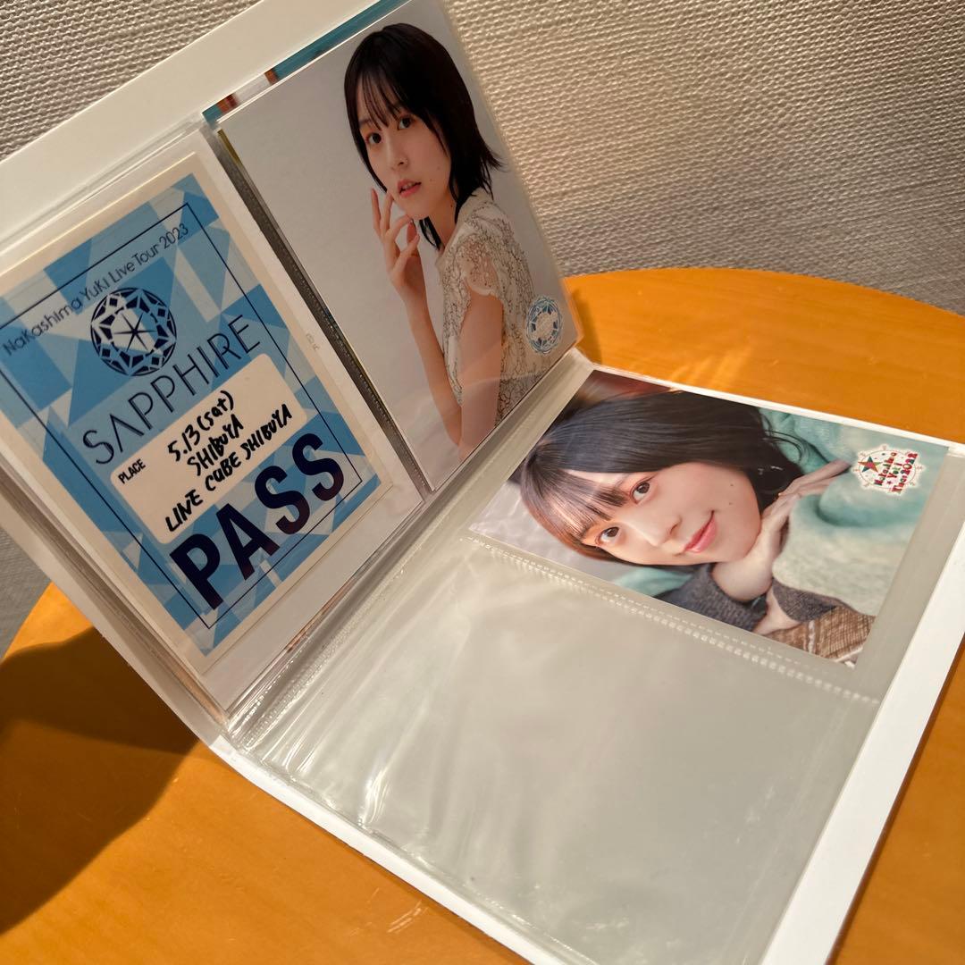 中島由貴 直筆サイン入りブロマイド+31枚+ブロマイドケース+ライブパス風シール