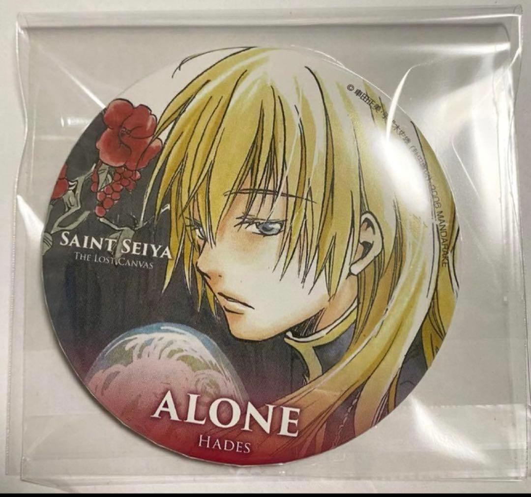新品◆聖闘士星矢　アローン　冥王神話 THE LOST CANVAS 缶バッジ