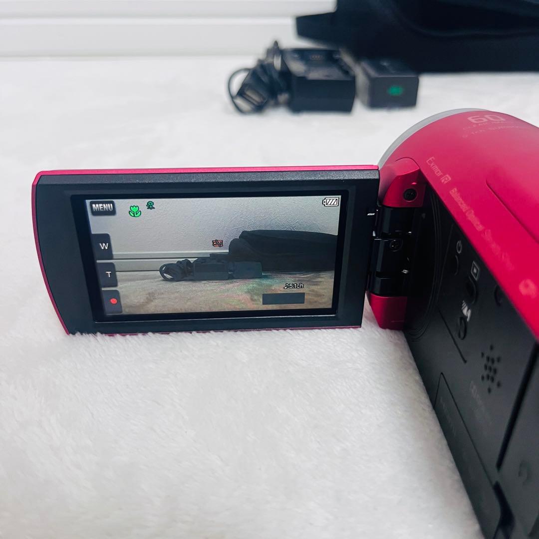 ソニー SONY HDR-CX680 R レッド デジタルビデオカメラ
