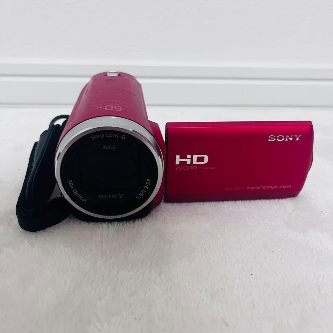 ソニー SONY HDR-CX680 R レッド デジタルビデオカメラ