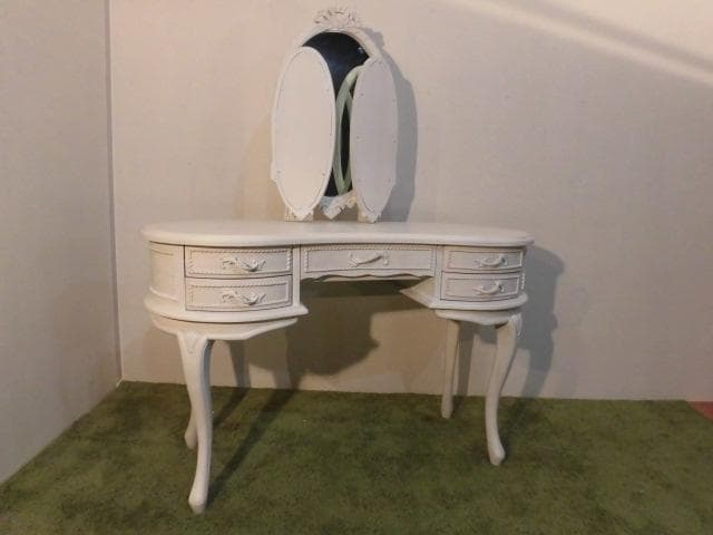 送料無料【新品】アンティーク風★クラシカルドレッサー3面鏡【ハンプトン】