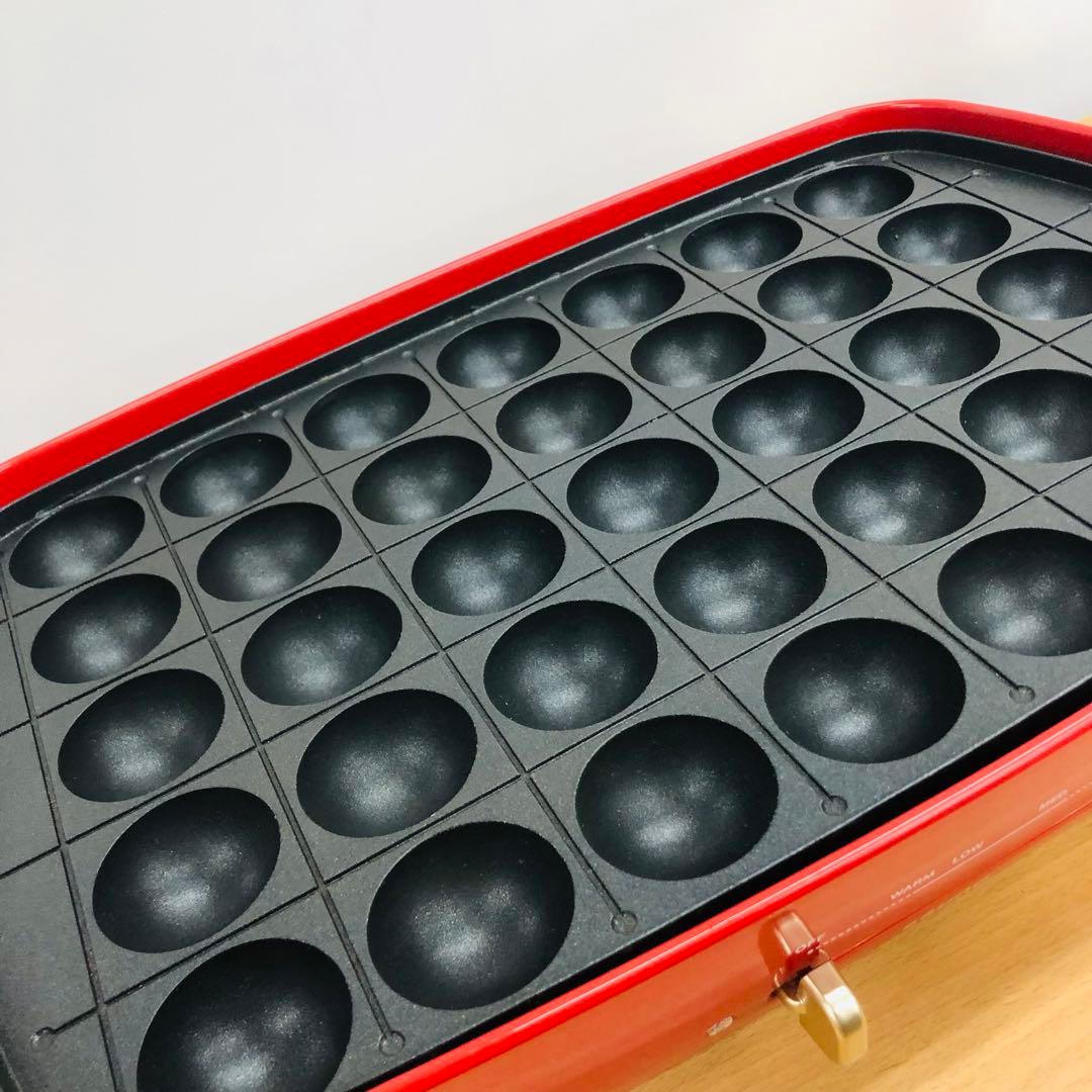 F013★BRUNO★ホットプレートグランデサイズ BOE026-RD レッド