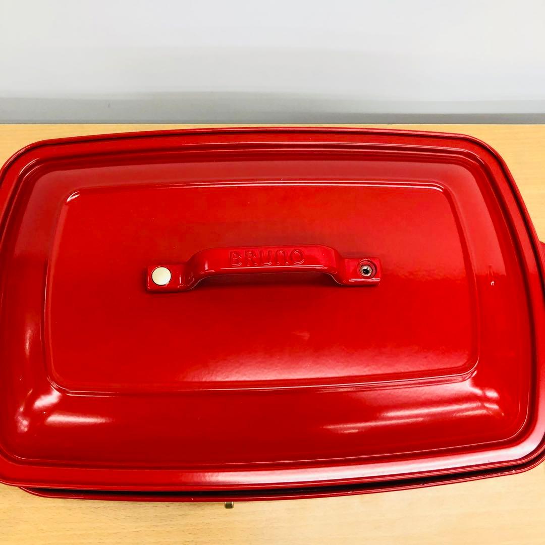 F013★BRUNO★ホットプレートグランデサイズ BOE026-RD レッド