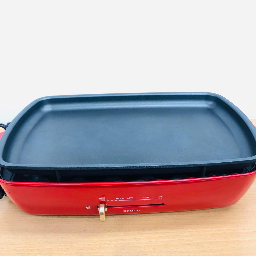 F013★BRUNO★ホットプレートグランデサイズ BOE026-RD レッド