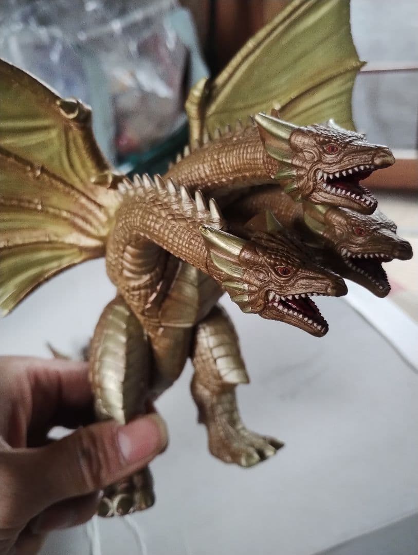 ゴジラVSデストロイア　デストロイア　フィギュア、白亜紀型キングギドラ、ゴジラ