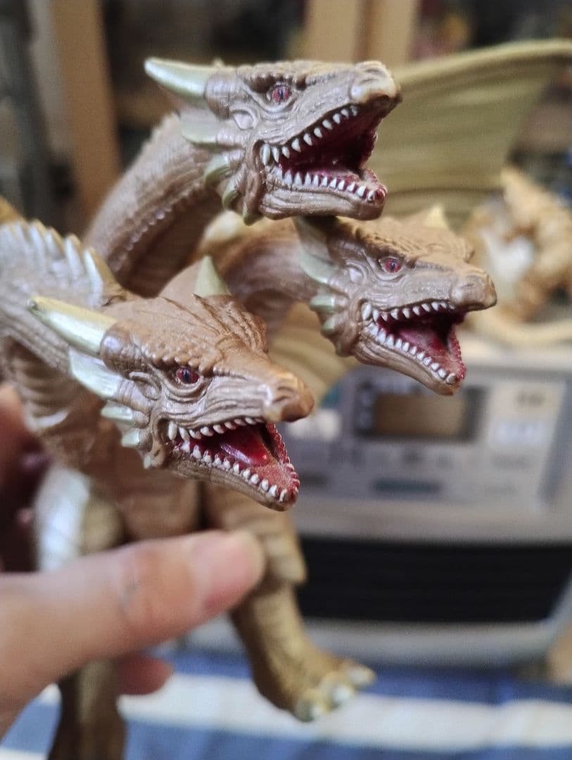 ゴジラVSデストロイア　デストロイア　フィギュア、白亜紀型キングギドラ、ゴジラ