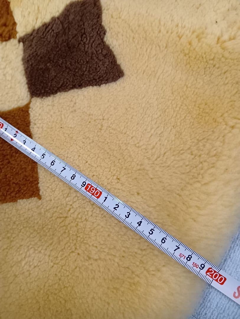 ◆お値下げ◆ クリーニング済　ムートンライフ　ムートンシーツ　シングル あたたか