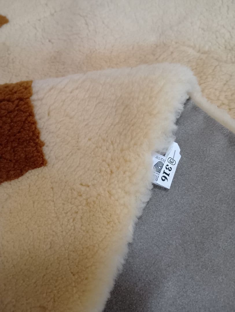 ◆お値下げ◆ クリーニング済　ムートンライフ　ムートンシーツ　シングル あたたか