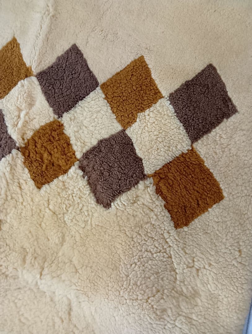 ◆お値下げ◆ クリーニング済　ムートンライフ　ムートンシーツ　シングル あたたか