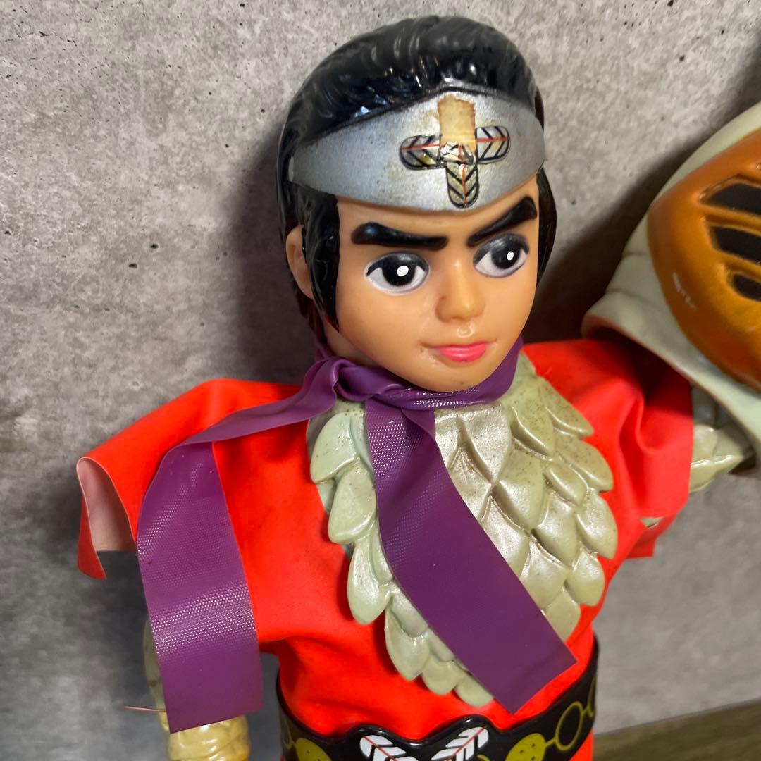 当時物　変身忍者嵐　ソフビ　美品