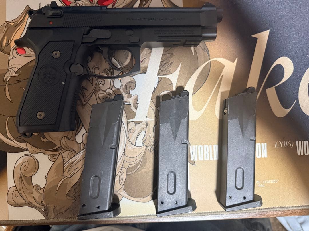 東京マルイ M9A1 ガスブローバック 予備マガジン二本付き