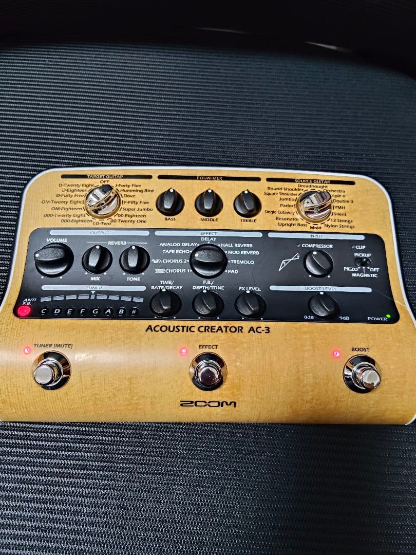 Zoom AC-3 アコースティックエフェクター