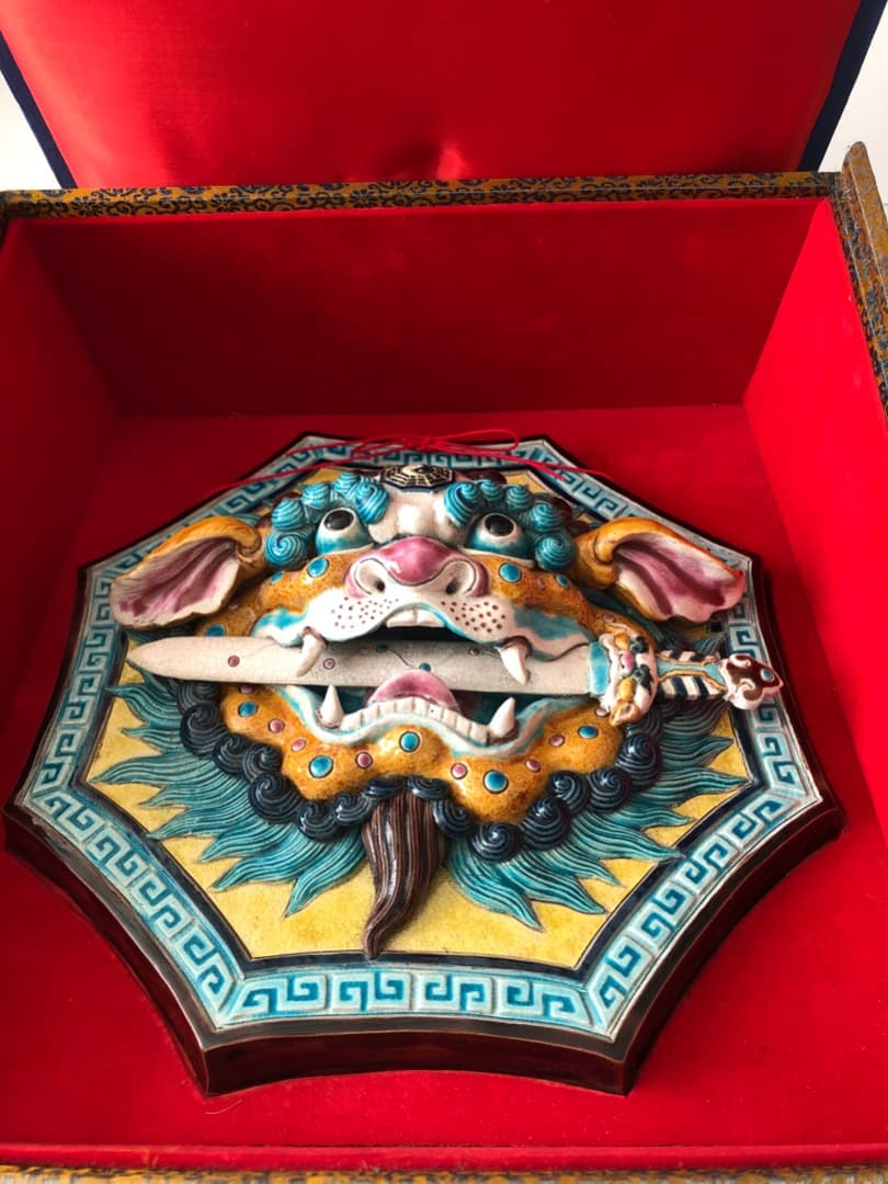 台湾交趾陶　(30年以上前の作品)