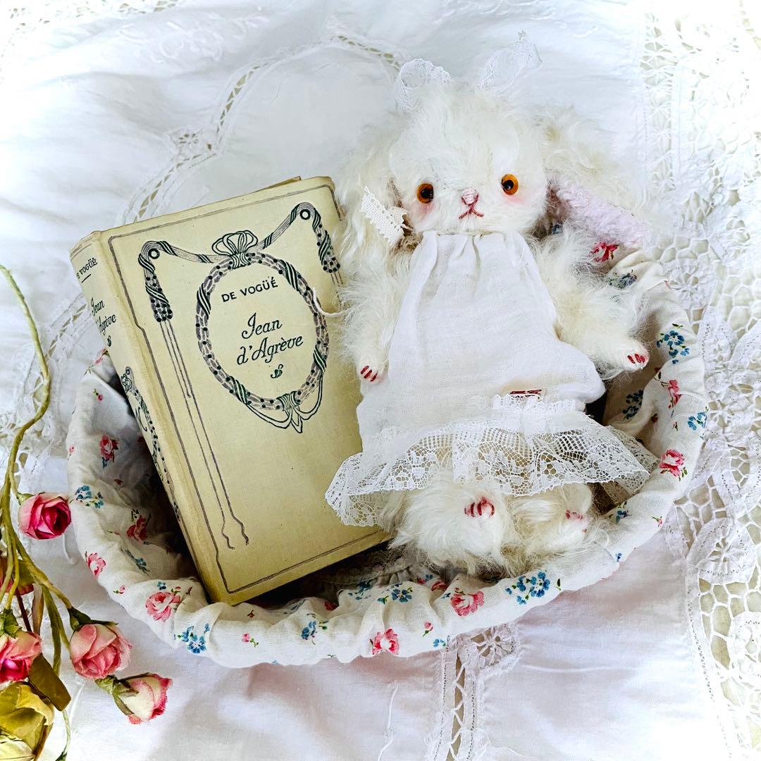 うさぎ好きさんのためのテディうさぎ　甘えたさんの垂れ耳うさぎちゃん　テディベア