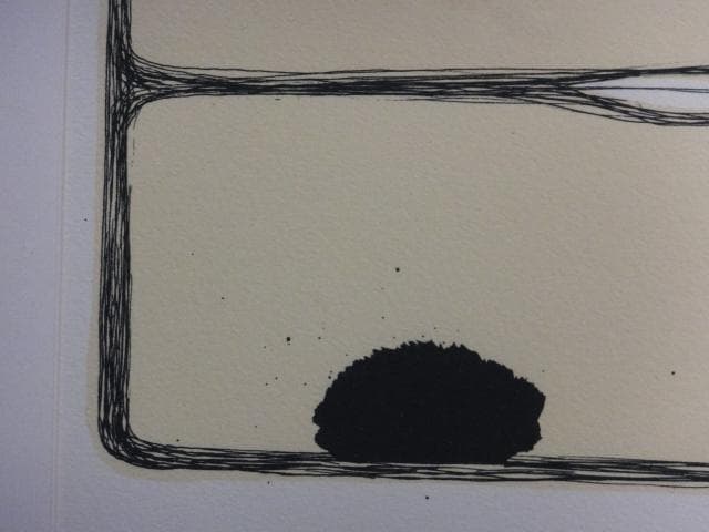 現代美術　馬場彬　摺込みサイン『永久の景色』リトグラフ 1984年 0611H