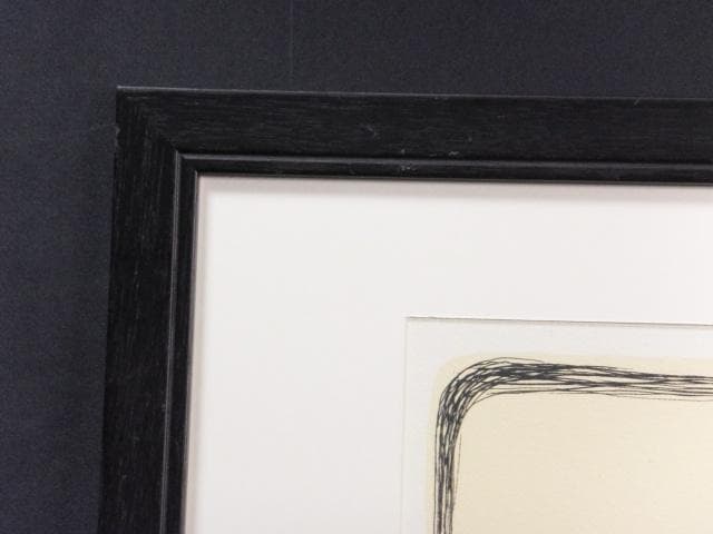 現代美術　馬場彬　摺込みサイン『永久の景色』リトグラフ 1984年 0611H