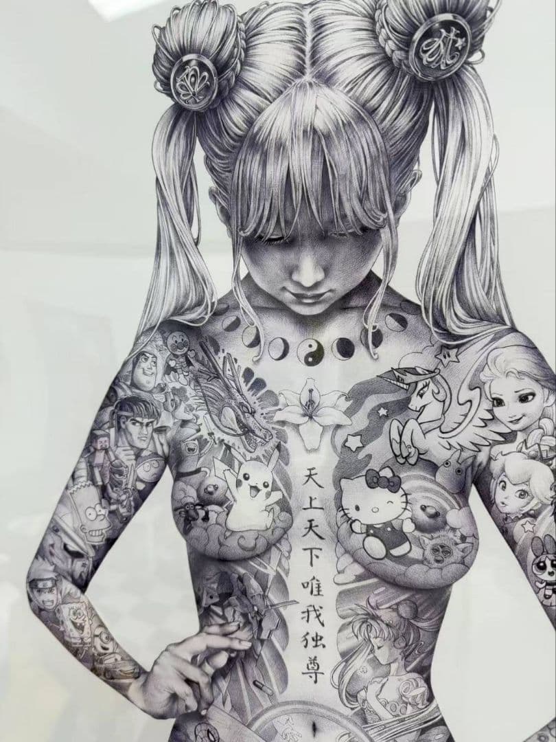 大友昇平 平成聖母 シルクスクリーン ED100 版画