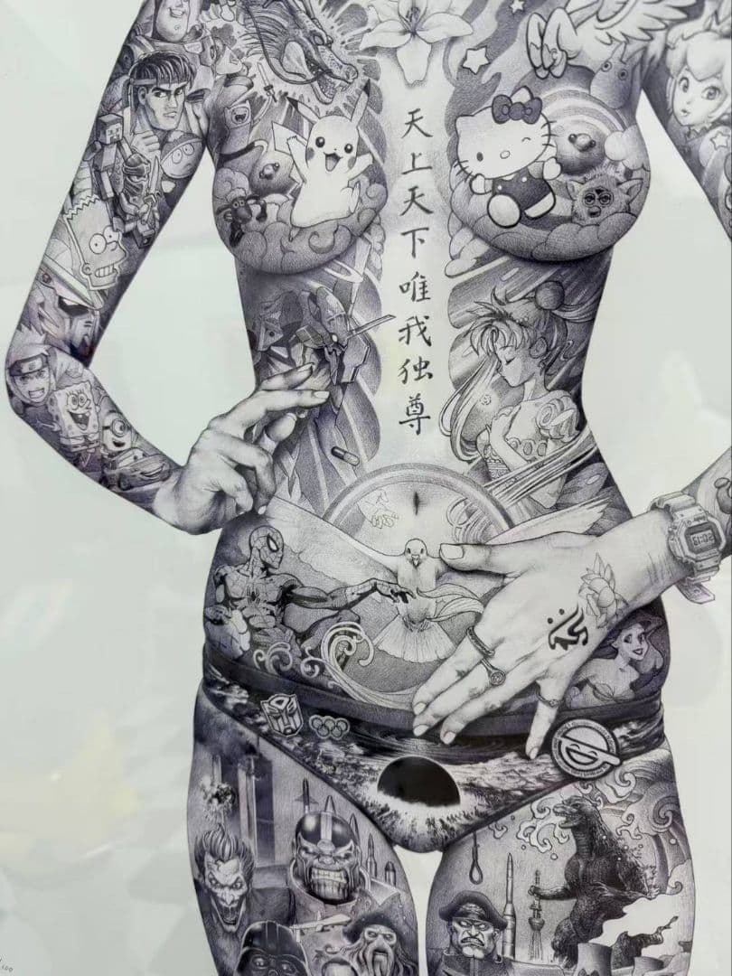 大友昇平 平成聖母 シルクスクリーン ED100 版画