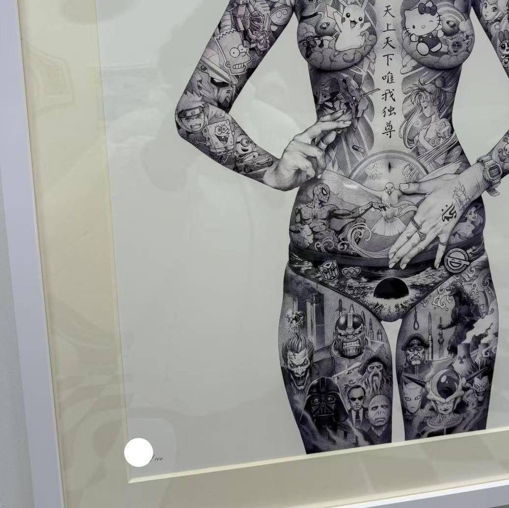 大友昇平 平成聖母 シルクスクリーン ED100 版画