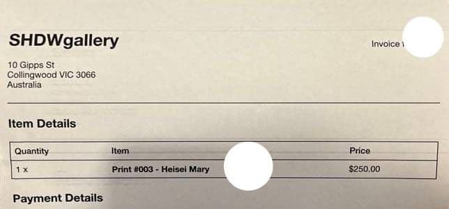 大友昇平 平成聖母 シルクスクリーン ED100 版画