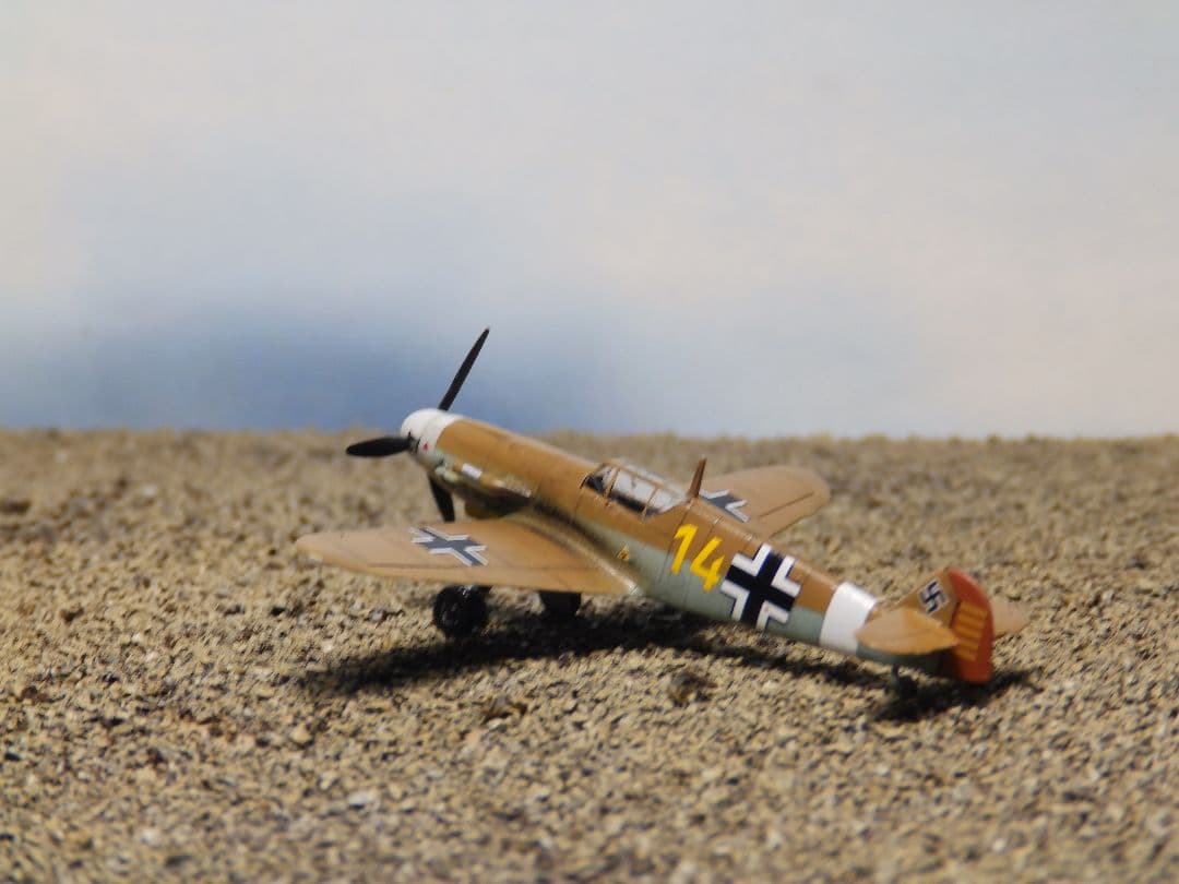 MI工房完成品144分の1メッサーシュミットBf−109F−4Ｔrop