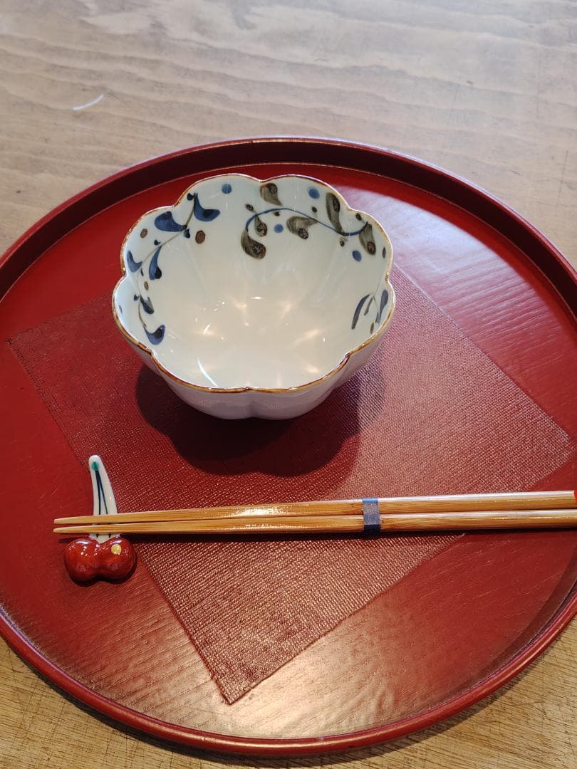 有田皓洋窯花びら型ボウル 3個セット