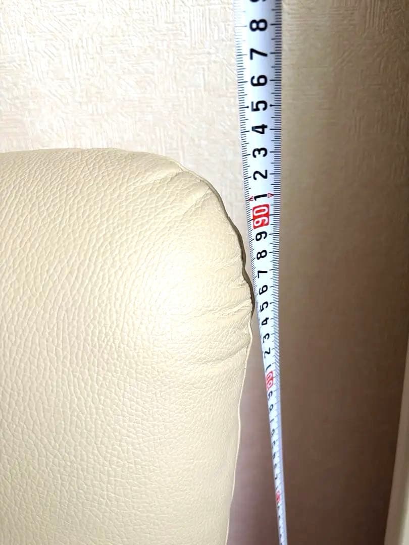 再出品❗️大幅値引き‼️本革ホワイトレザーほぼ未使用ソファ2人掛け