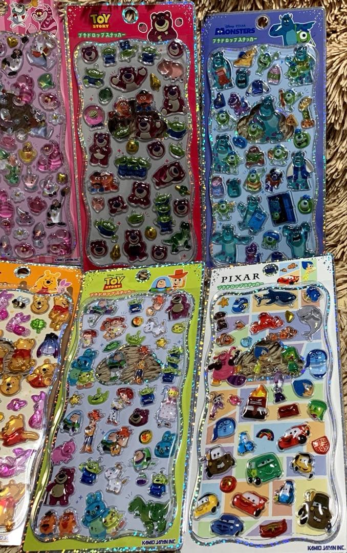正規品 新品　プチドロップステッカー　ディズニー　トイストーリー　ダンボ 10種
