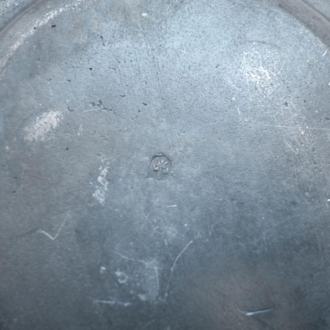 フランスアンティーク / ピューター皿