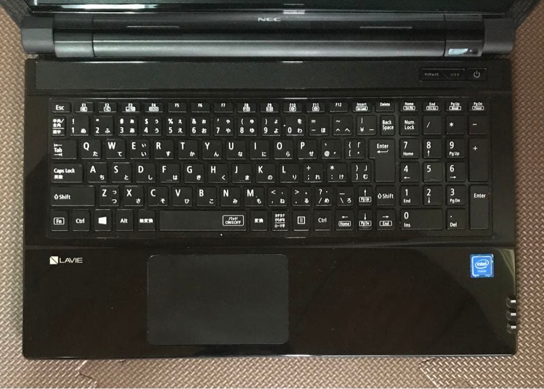 NEC ブラックスリムノート SSD256G バッテリ良好