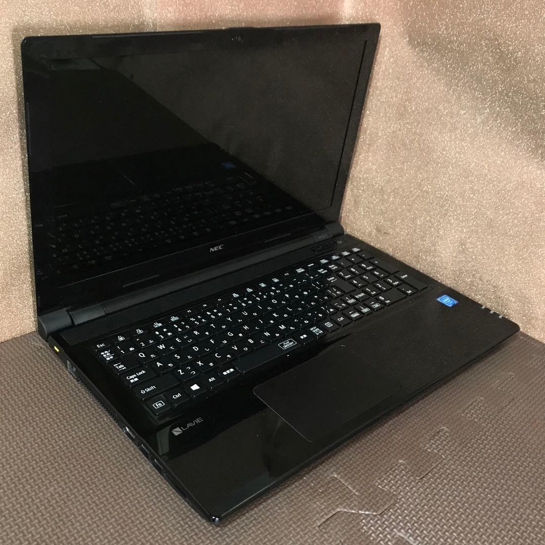 NEC ブラックスリムノート SSD256G バッテリ良好