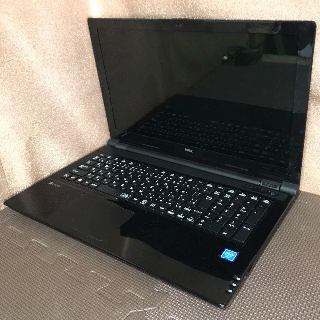 NEC ブラックスリムノート SSD256G バッテリ良好