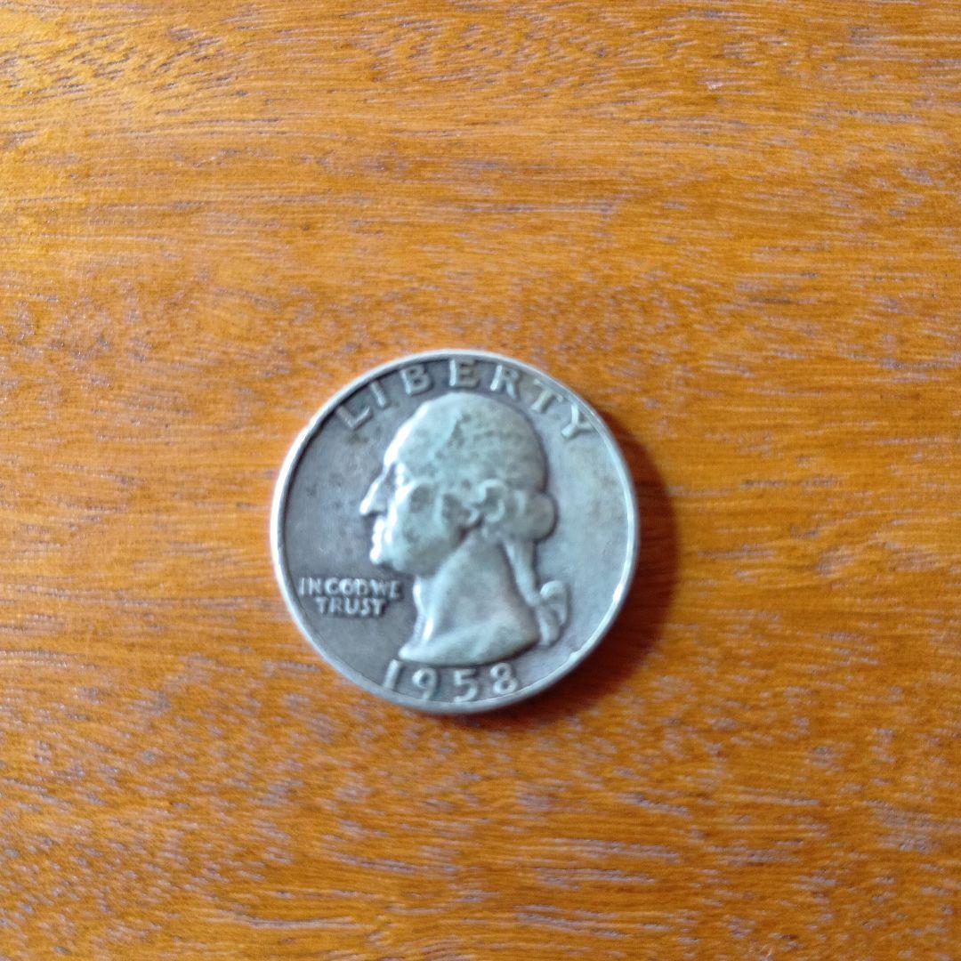 1958年 アメリカ合衆国クォータードル 3枚セット