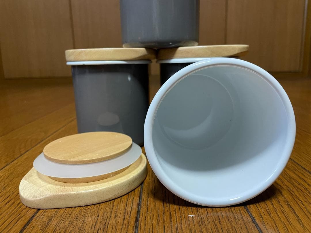 キャニスター ホーロー製 600ml Alaw The Canister