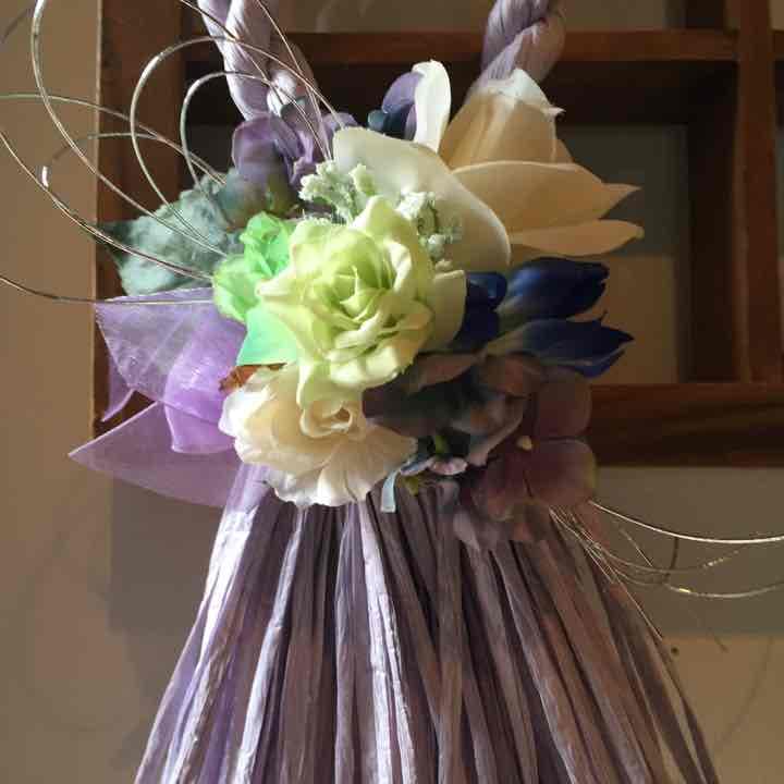 out メロン様 ナチュラル モダン ✧ 2016 カラー しめ縄リース