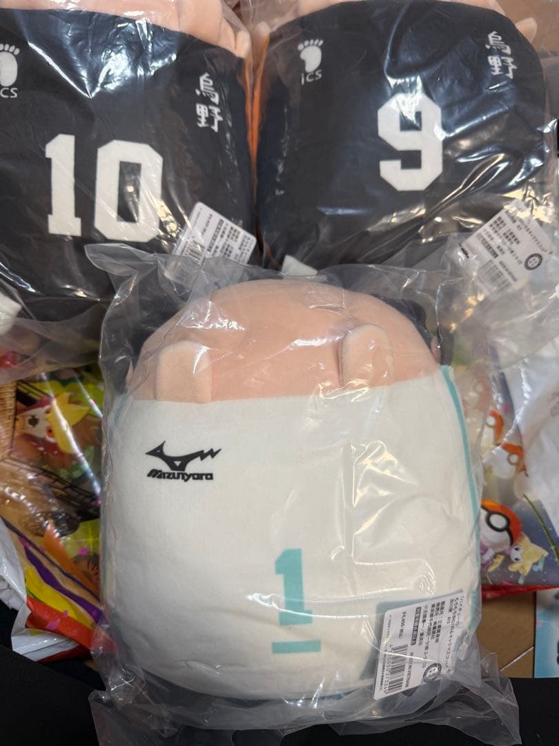 ハイキューもちもちBIG のるキャラマスコット 影山飛雄　日向翔陽 及川徹