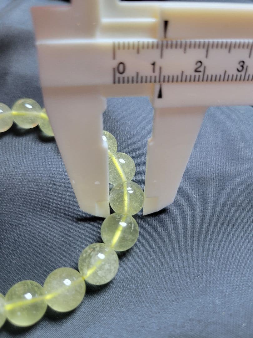 宇宙からの贈り物 リビアングラス ブレスレット 約1.0cm 鑑別書付き