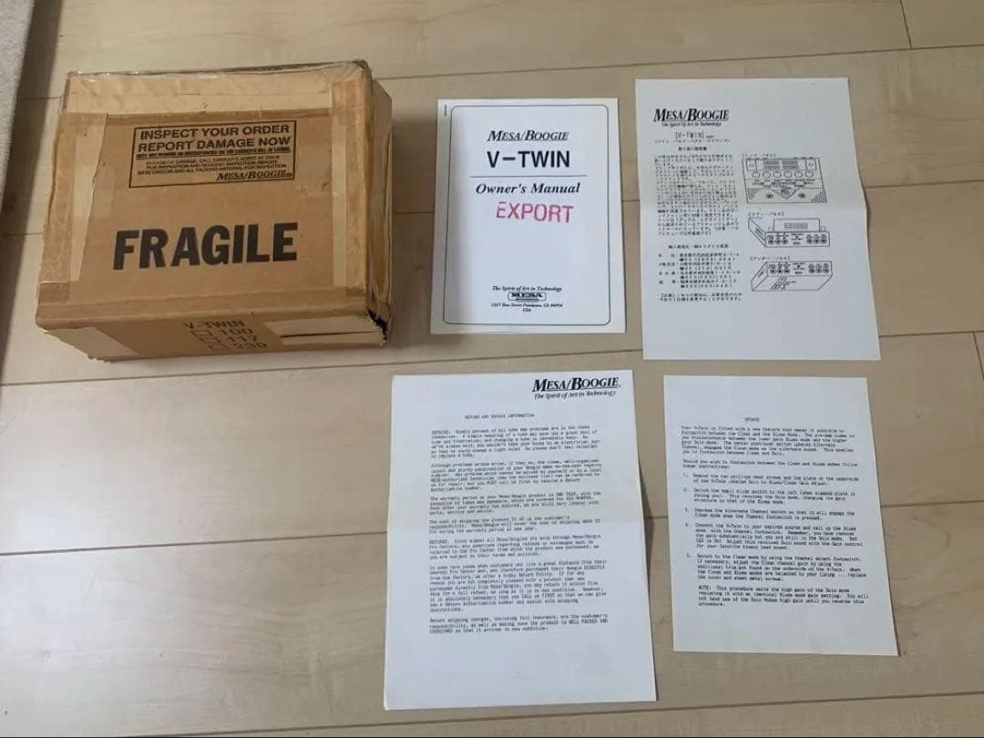Mesa Boogie v-twin 後期型メサブギー