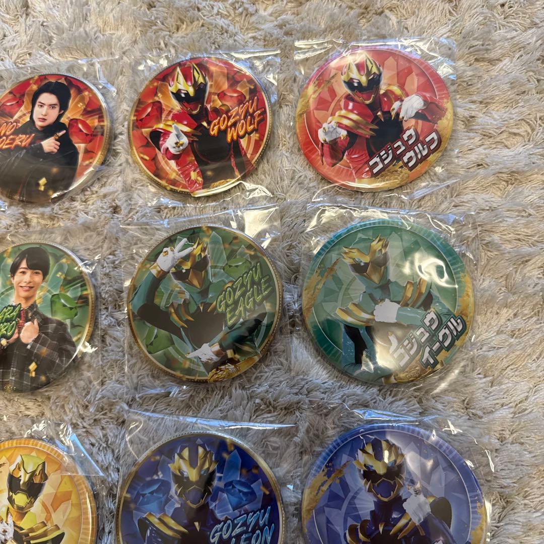 ゴジュウジャー　缶バッジ　まとめ売り【5817