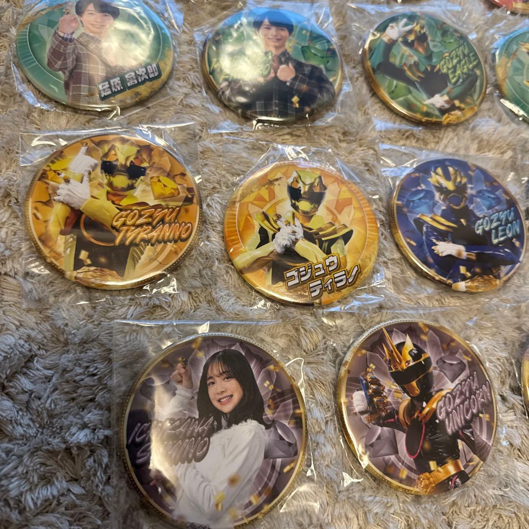 ゴジュウジャー　缶バッジ　まとめ売り【5817