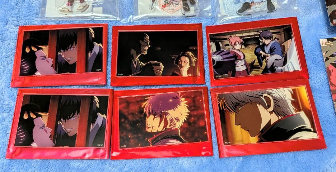 銀魂　推し旅　JR アクリルスタンド　アクリルカード　坂田銀時　神楽　神威