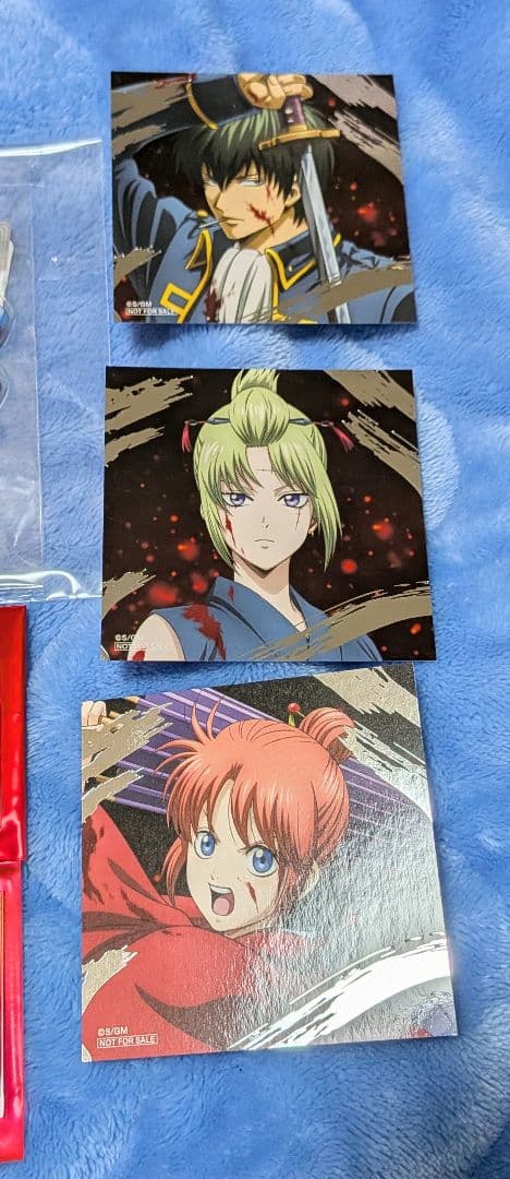 銀魂　推し旅　JR アクリルスタンド　アクリルカード　坂田銀時　神楽　神威