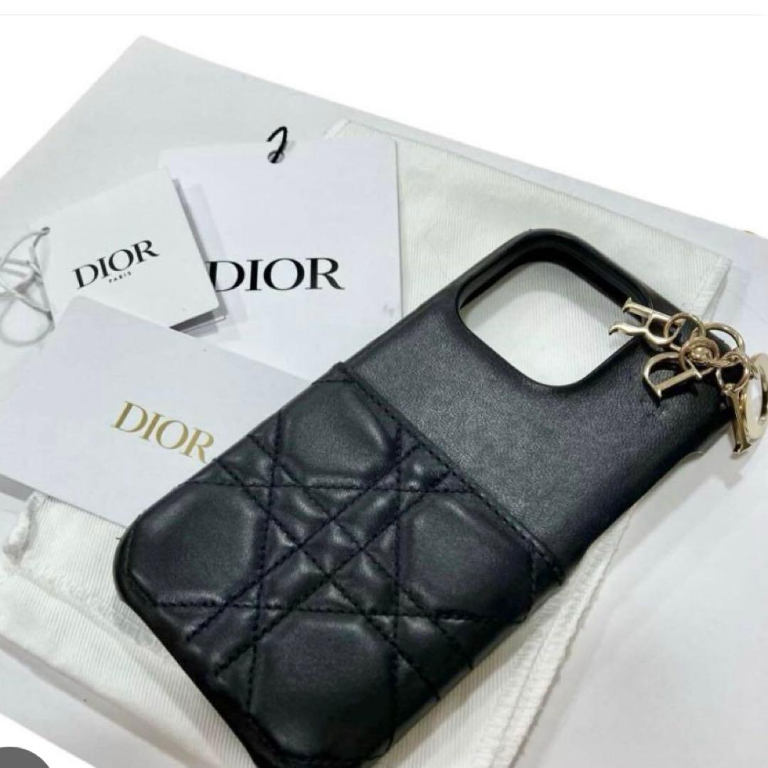 Dior カナージュ ラムスキン iPhoneケース