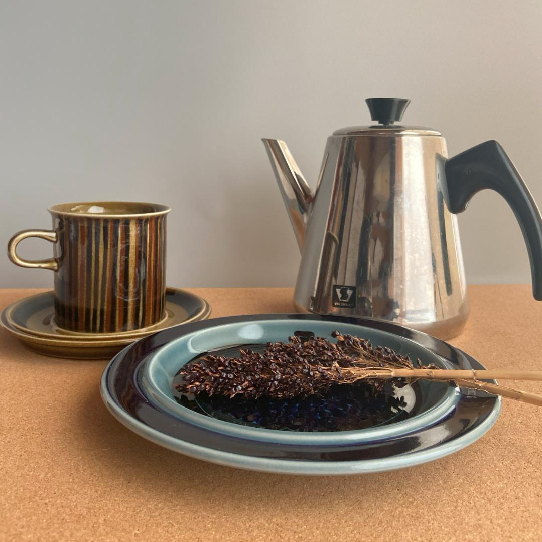 アラビア FRUCTUS フラクタス 青 ブルー Φ20 プレート 1枚 B