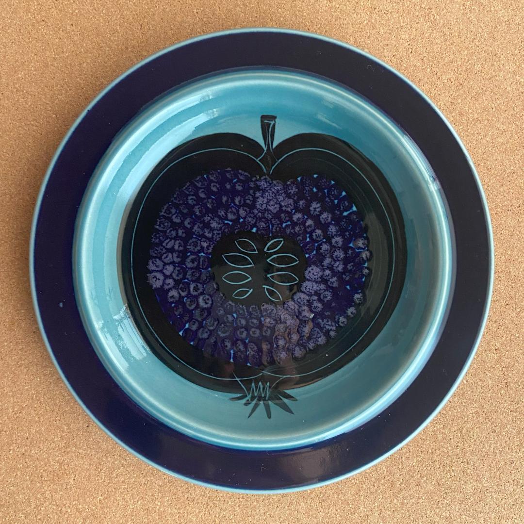 アラビア FRUCTUS フラクタス 青 ブルー Φ20 プレート 1枚 B