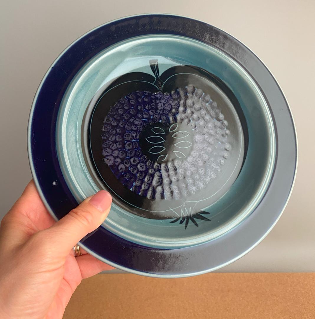 アラビア FRUCTUS フラクタス 青 ブルー Φ20 プレート 1枚 B