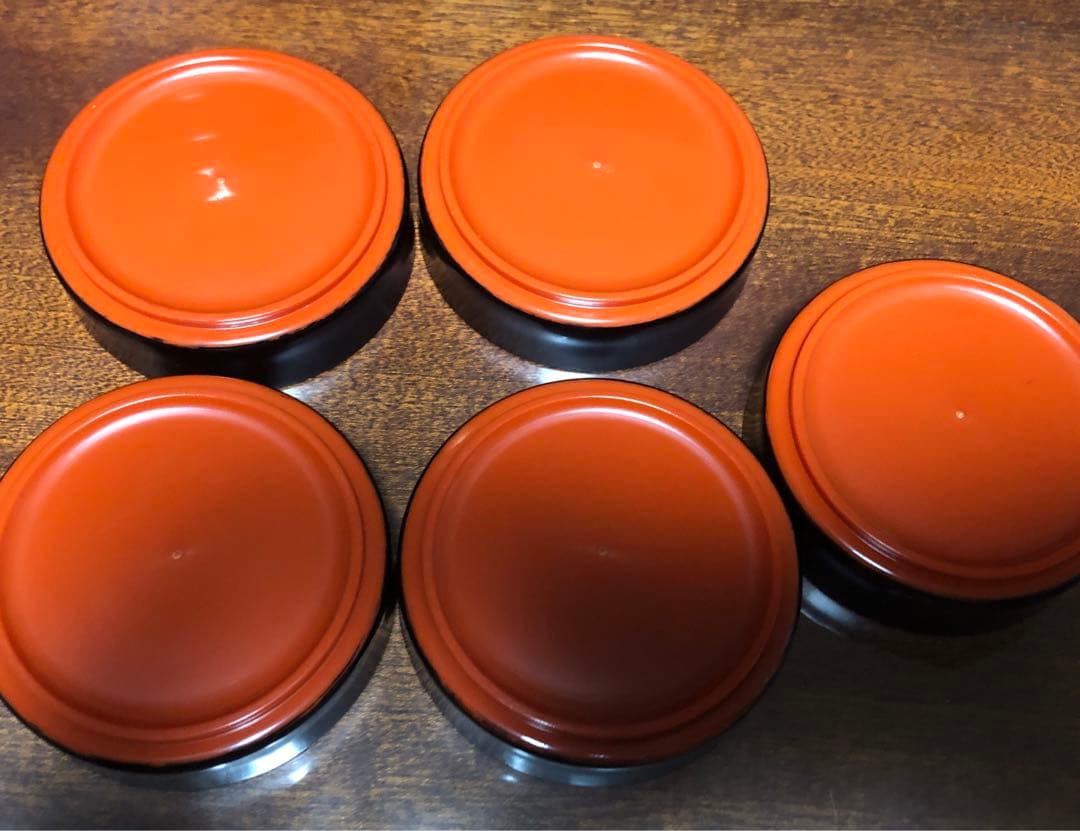 【未使用】寿司桶　醤油皿　5セット