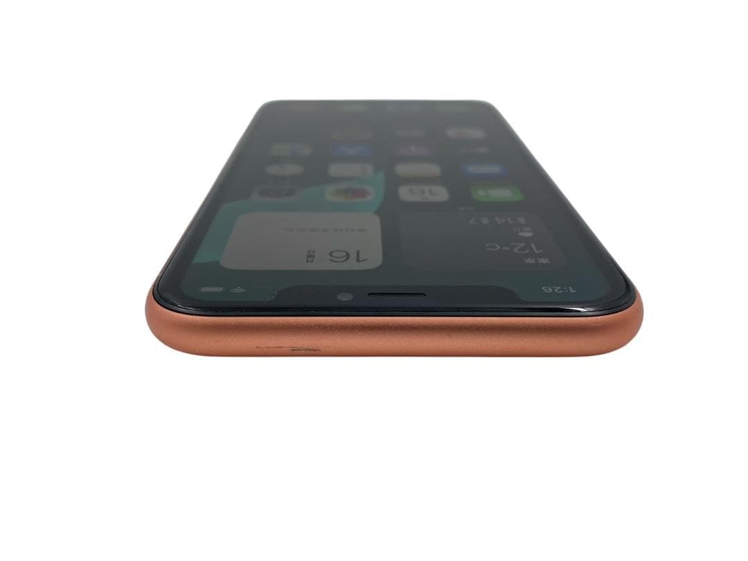 【良品】 iphoneXR 64GB コーラル ＳＩＭフリー 本体
