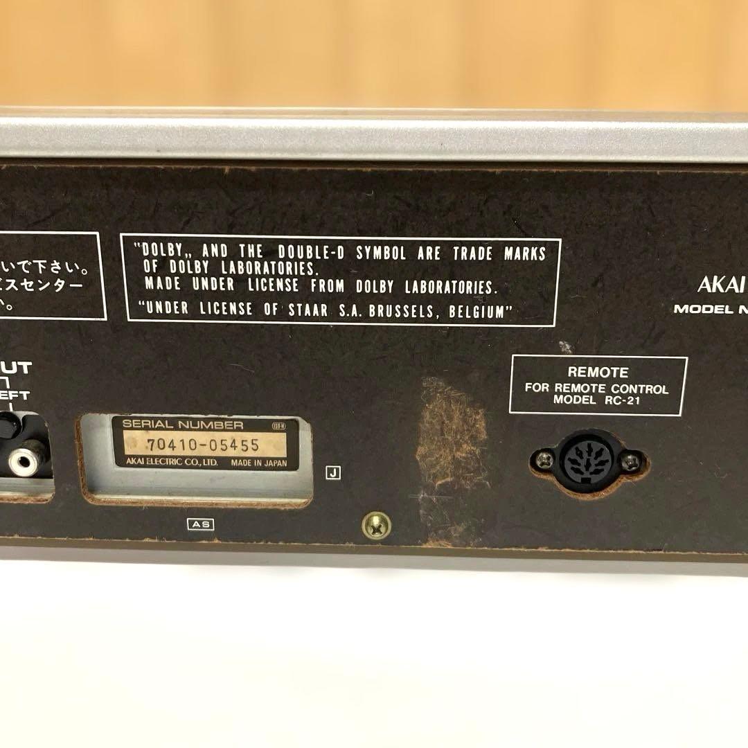 ESH022 アカイGX -F66RC オートリバースカセットデッキ【ジャンク】